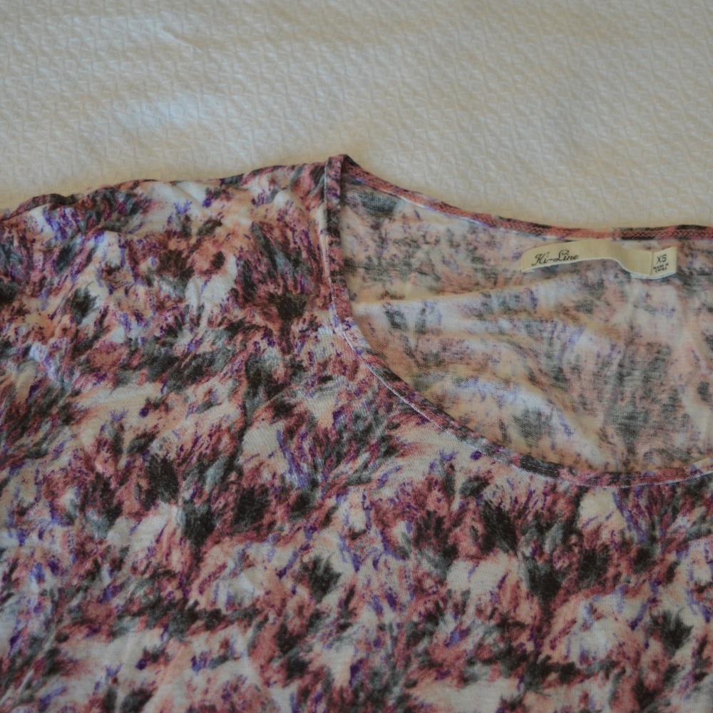 Pink patterned tee - Picture 2 of 4